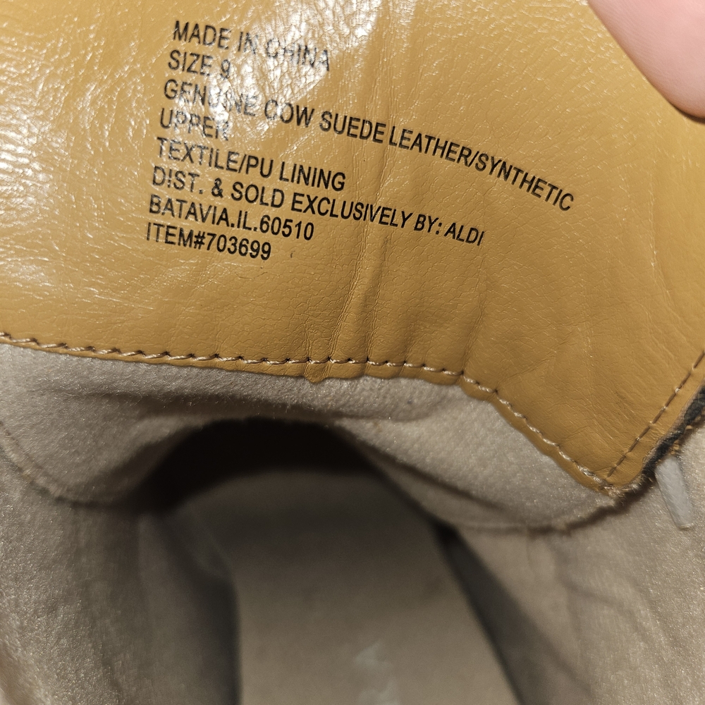 Serra Tan and Gray Lace Up Boots - Picture 7 of 9